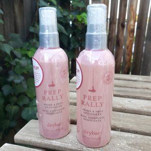 Drybar Prep Rally Prime & Prep Detangler x2 NEW